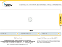 Tablet Screenshot of gold-solarwind.de